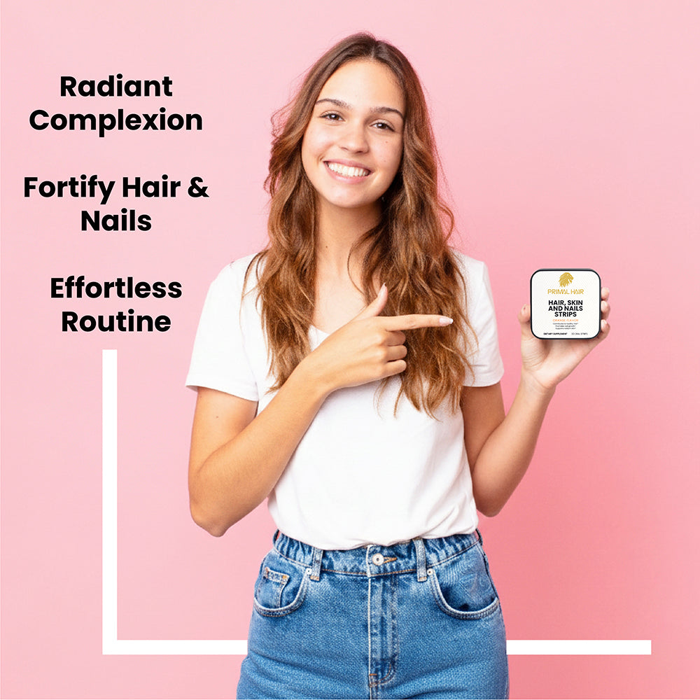 PRIMAL HAIR - Hair, Skin and Nails Oral Strips